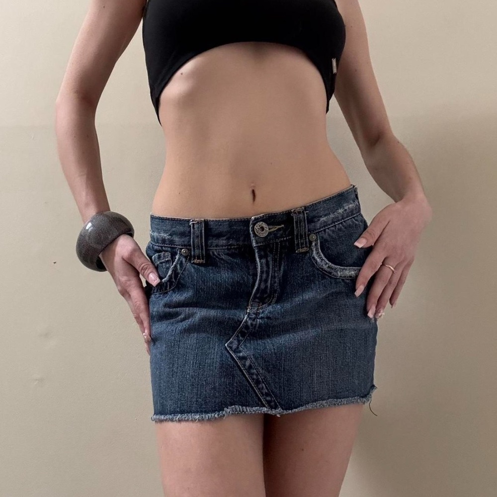 Denim Mini Skirt